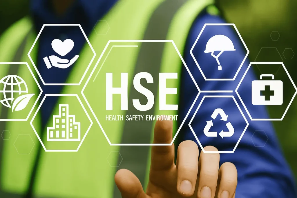 QHSE training session for professionals – awareness of quality, occupational safety, hygiene, and environment